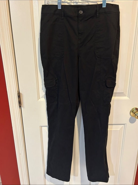Belle by Kim Gravel Pants - Belle by Kim Gravel Black Women's Cargo Pants